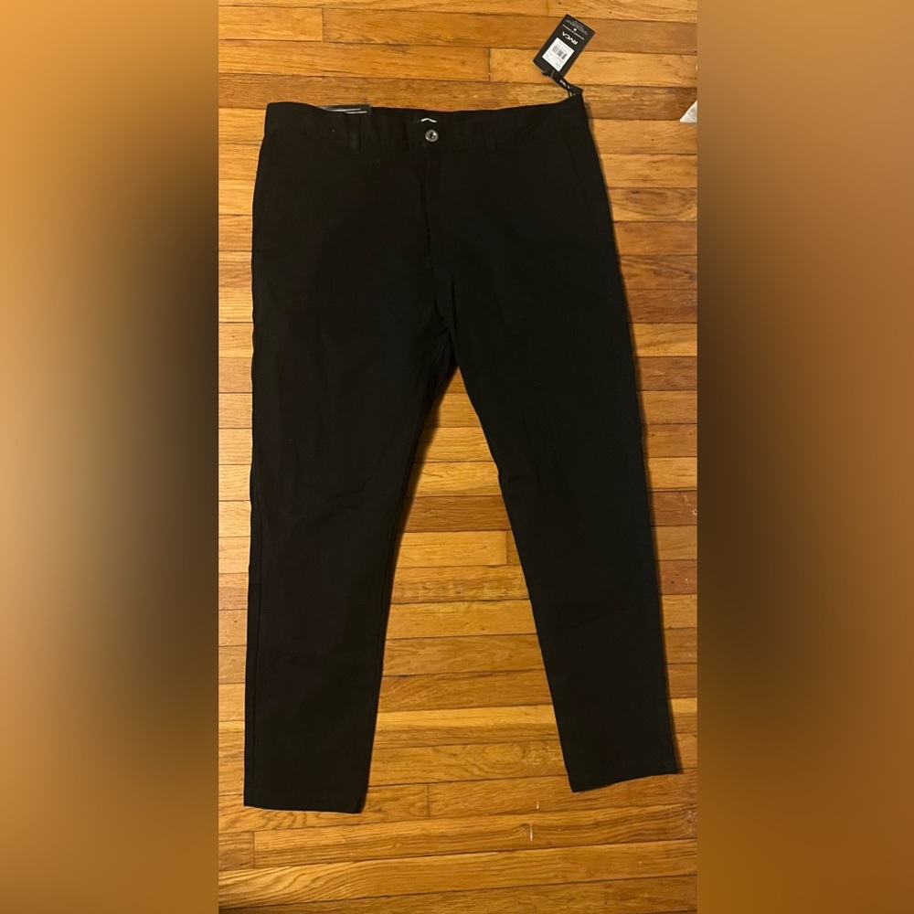 RVCA Hitcher Stretch pants NWT size 36 inseam 28 CROPPED TAPER